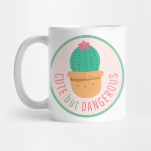 Cute But Dangerous Smiling Cactus Mug